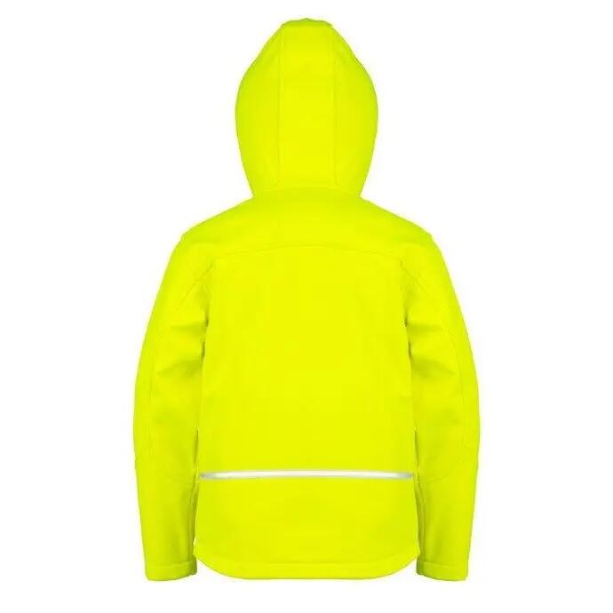 Core Junior SoftshellJacke mit Kapuze Kinder Neon-Gelb 3/7
