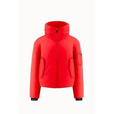Jas - ski - dames - julie - licht, waterdicht, reflecterend - rood
