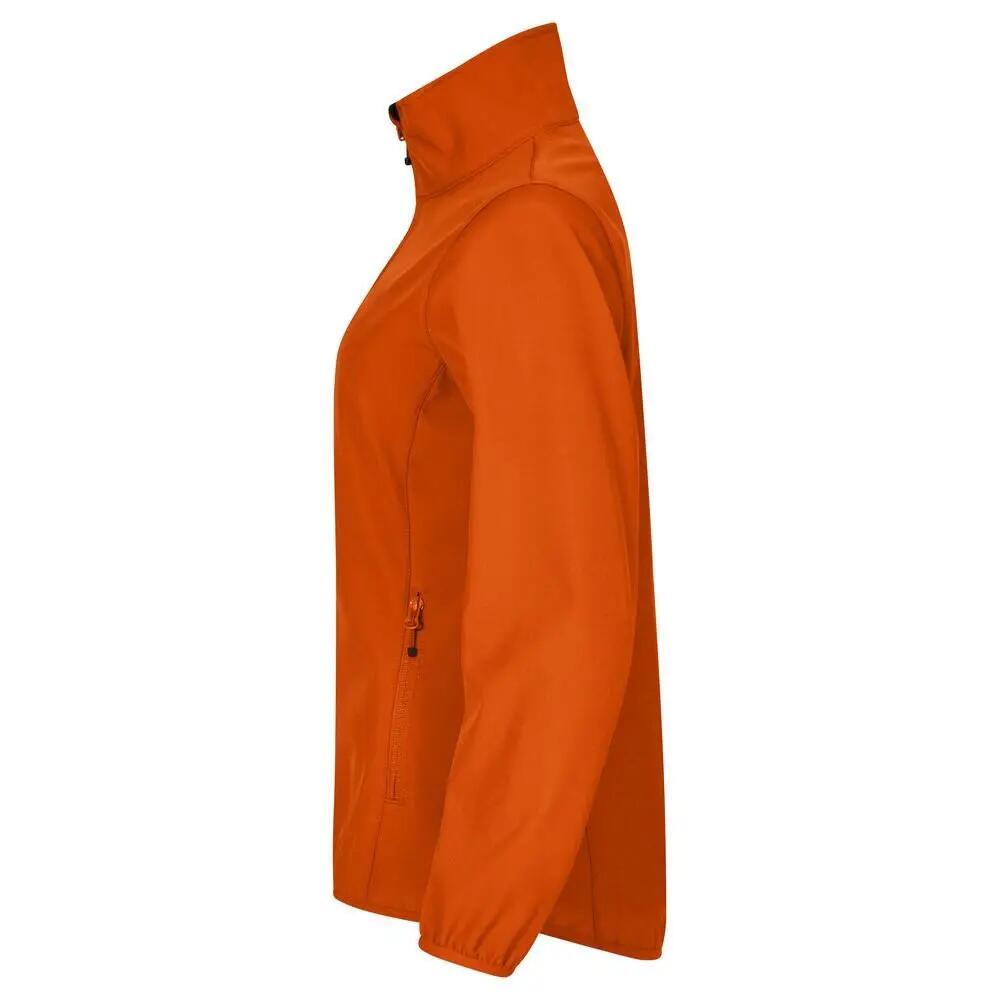Veste Softshell CLASSIC Femme (Orange Sang) 4/4