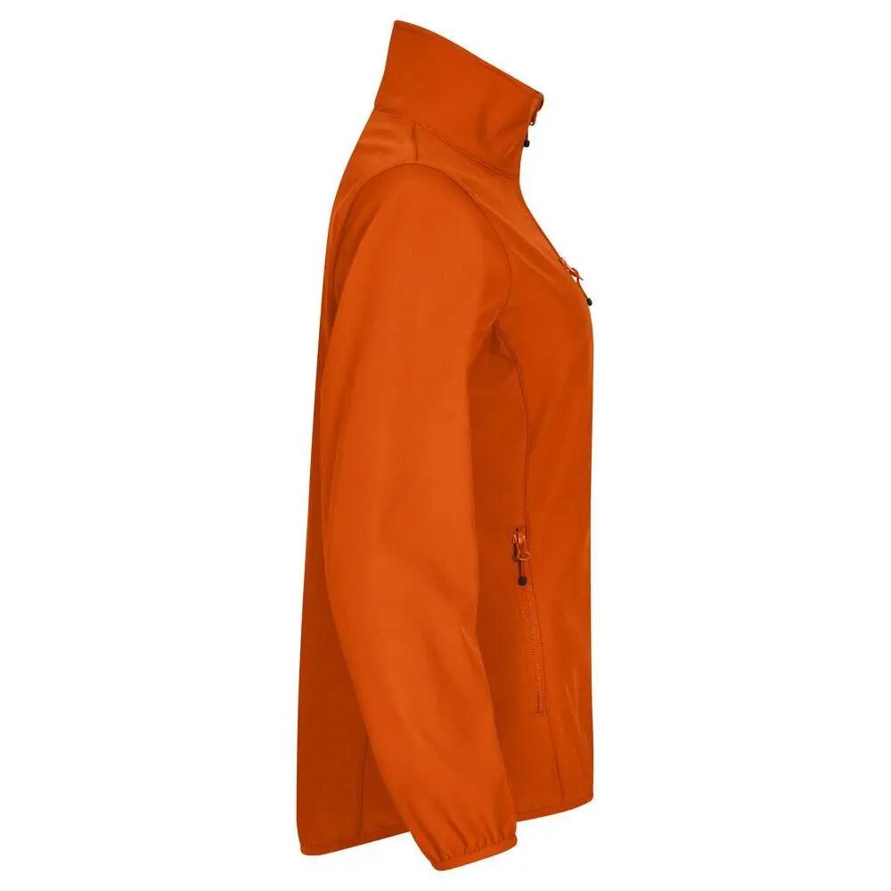 Veste Softshell CLASSIC Femme (Orange Sang) 3/4