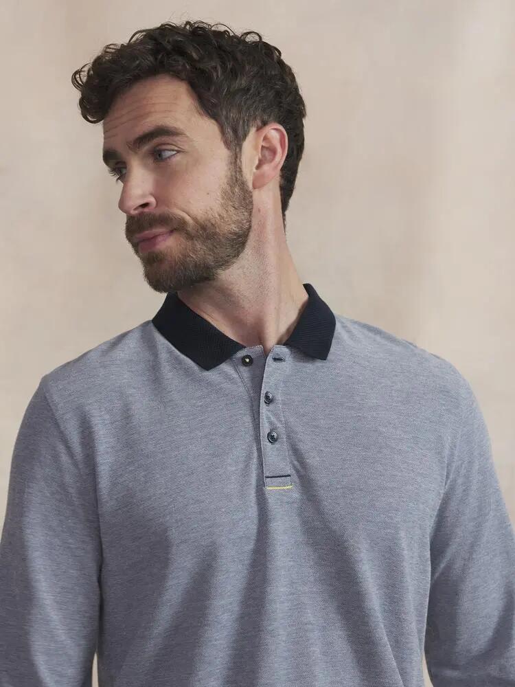 Polo manches longues - Homme - ZEVIKPOL Bleu 3/5