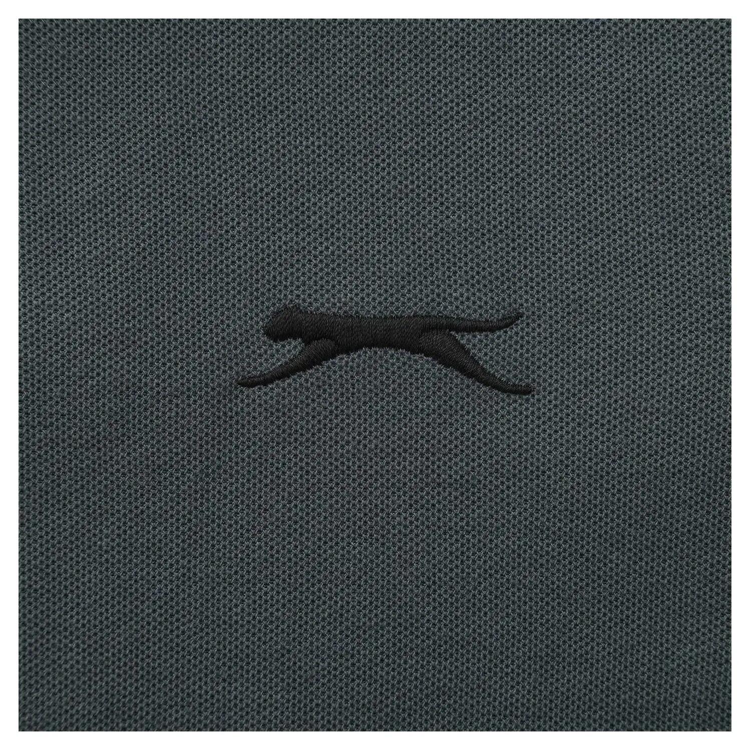 Polo Motif/style Rayure Contrastée Sur Bord Homme (Ardoise) 4/4