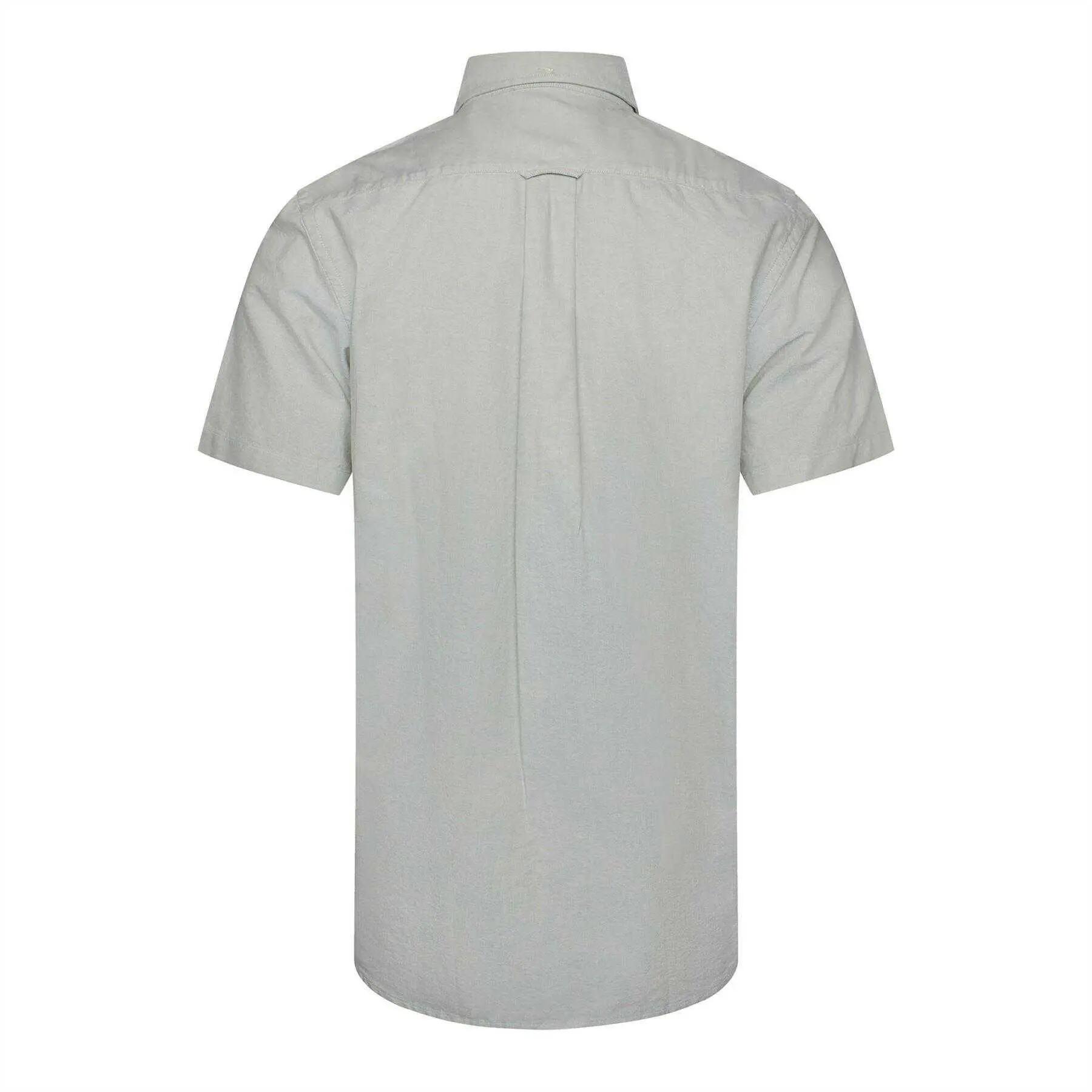 Camicia Regolare Classico Uomo Gant Verde Latte 2/3