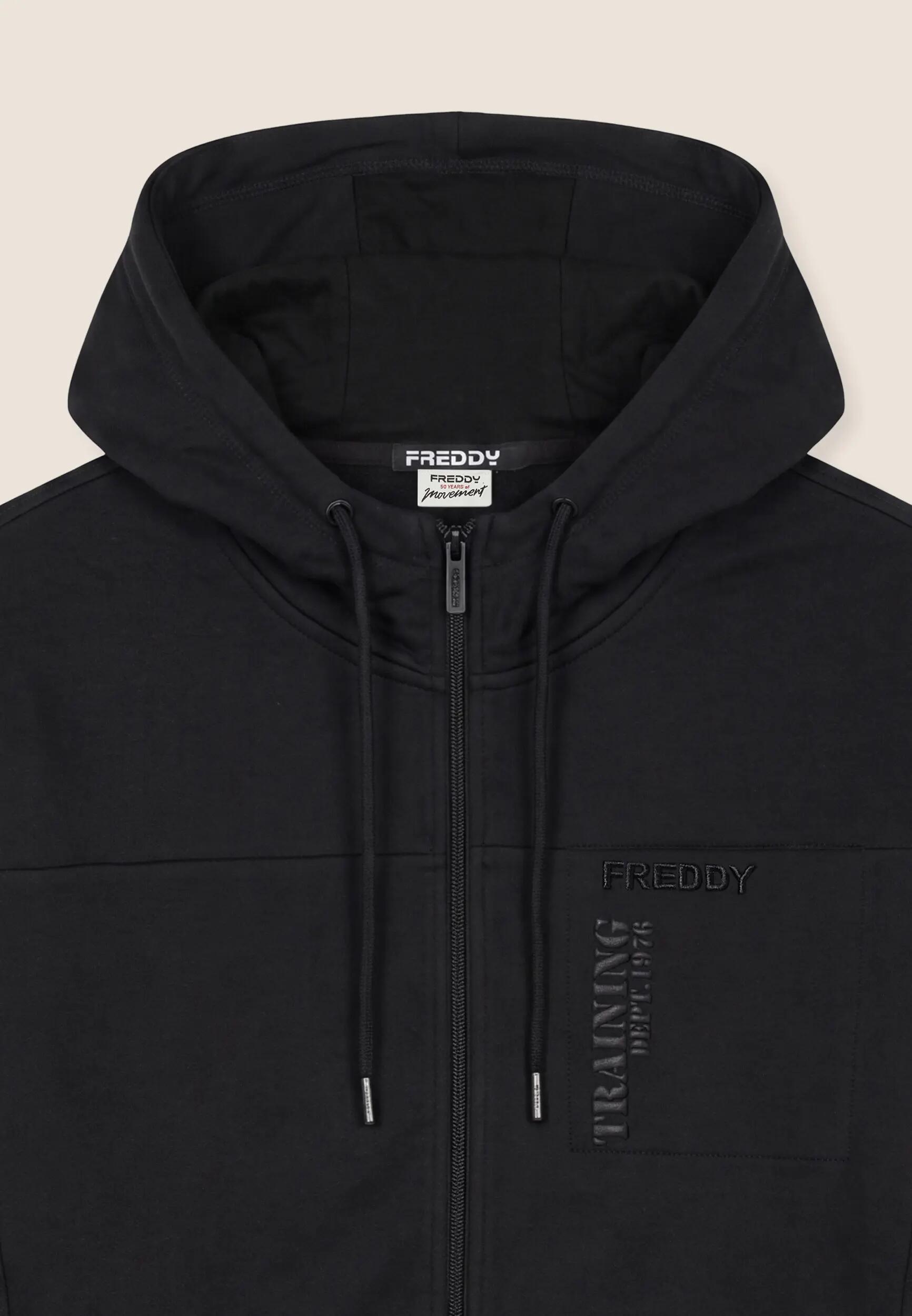 Felpa Sportiva da Uomo Regular Fit con Zip e Cappuccio 3/3
