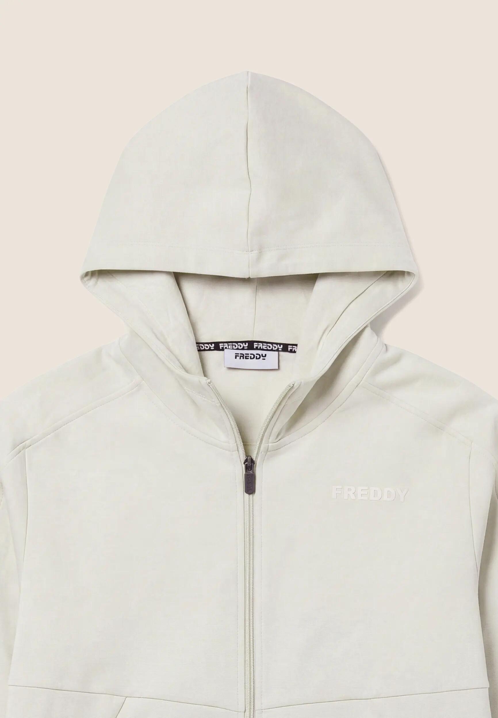 Felpa Sportiva Interlock con Cappuccio e Zip da Uomo 6/6