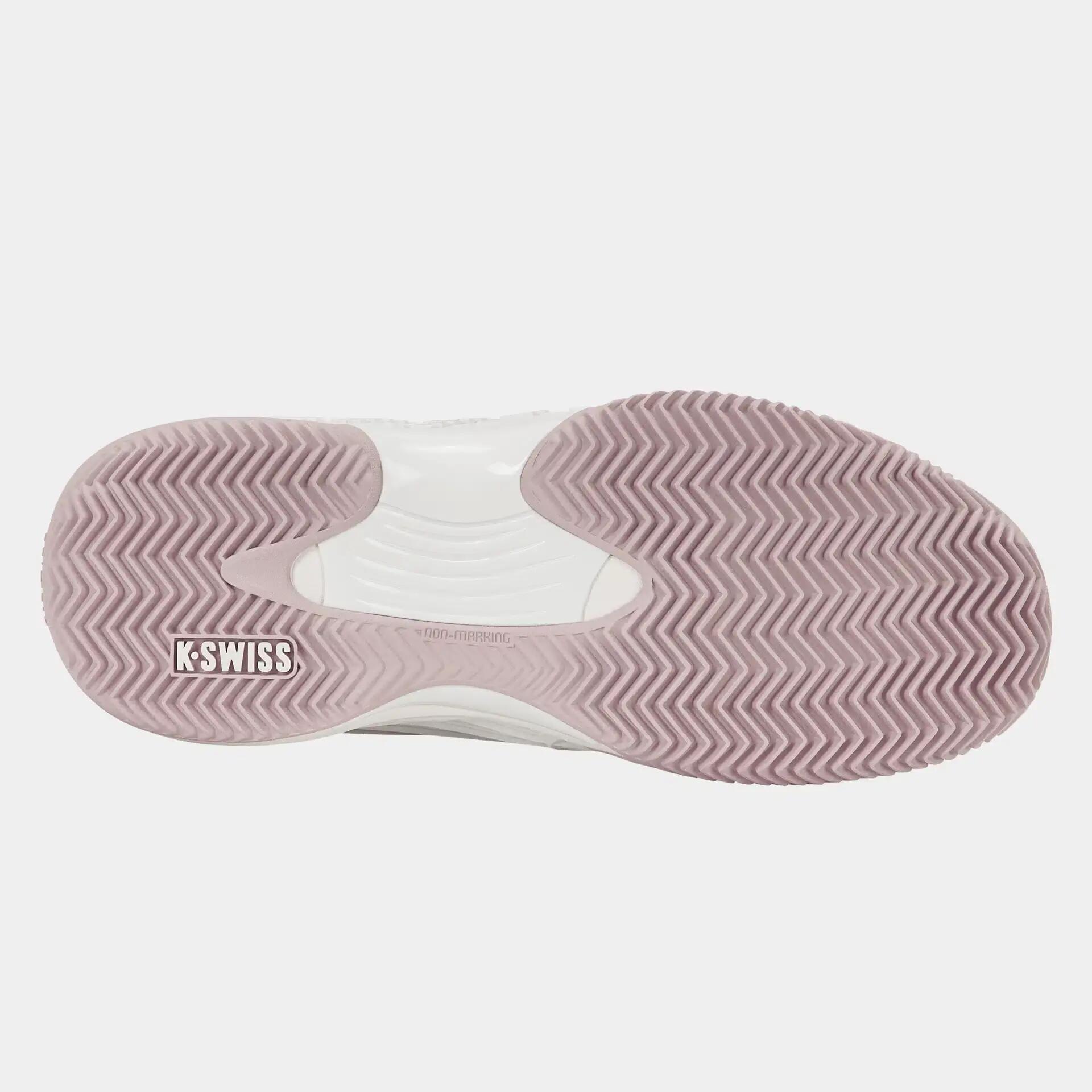 Ténis feminino – K-SWISS HCE 3 CLAY – branco com dourado-rosa 4/8