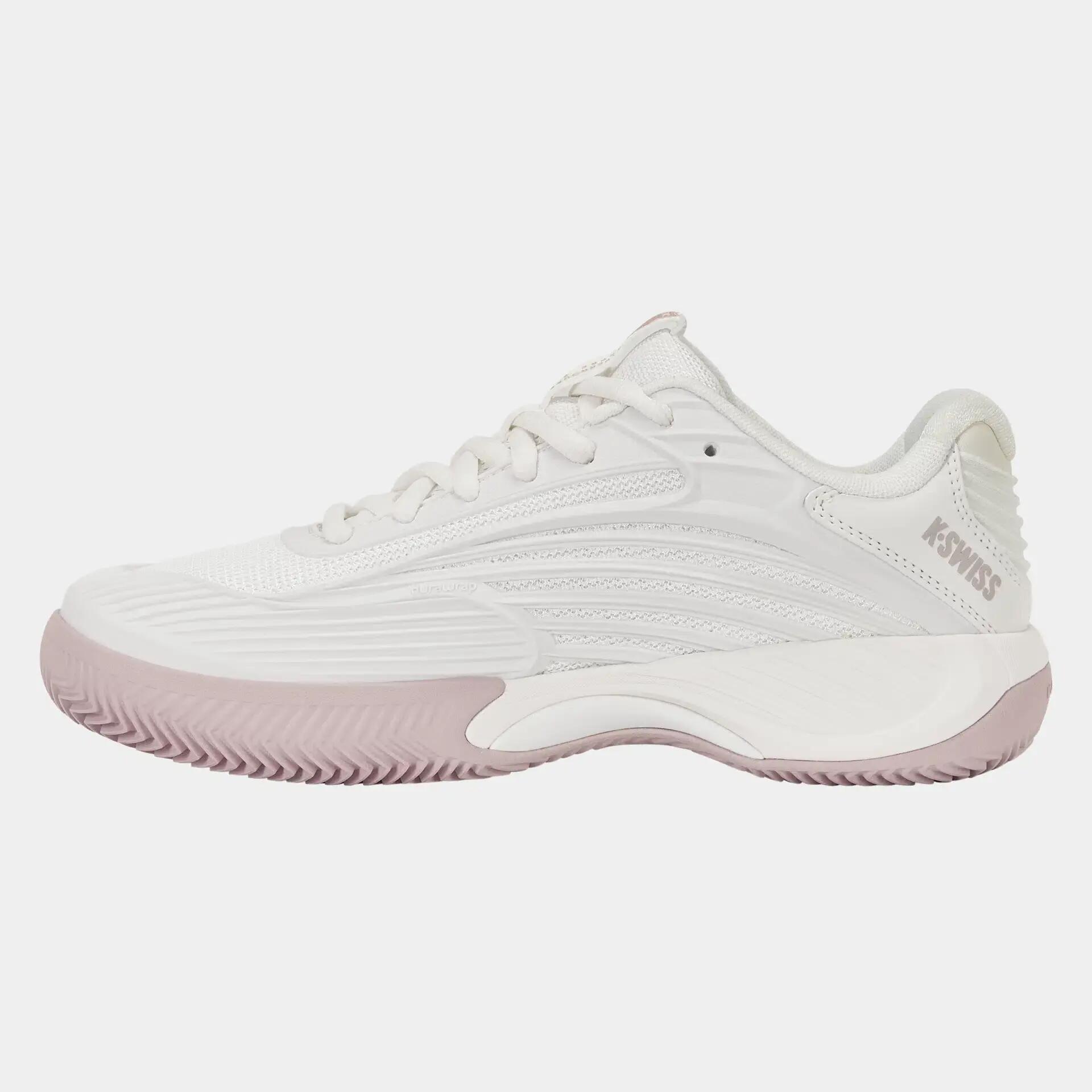 Ténis feminino – K-SWISS HCE 3 CLAY – branco com dourado-rosa 2/8