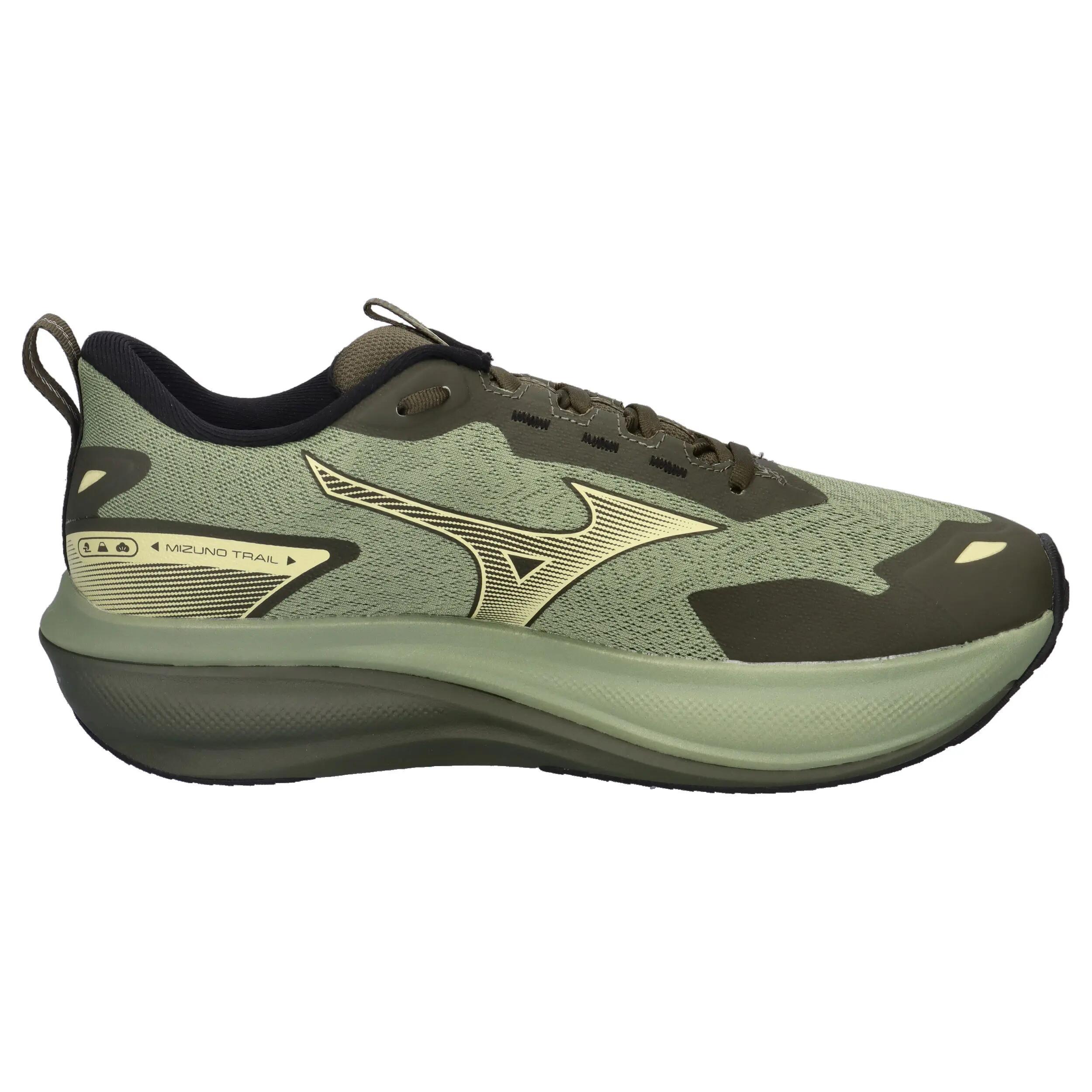 Scarpe - trail - uomo - ammortizzanti e trazione - kaki/nero 7/14