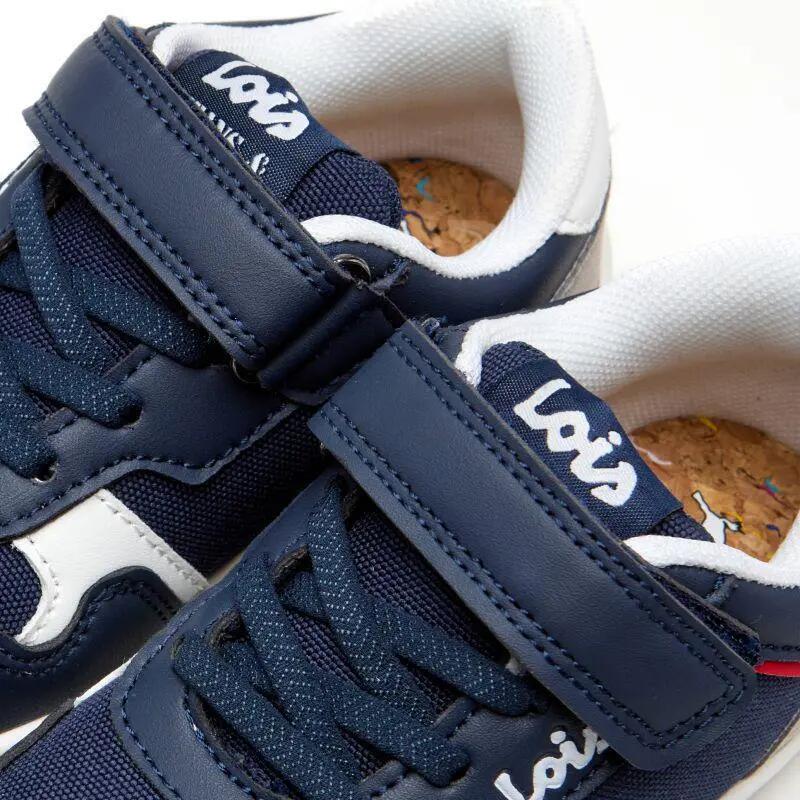 Zapatillas deportivas Lois Niño 63322 Azul marino con Cordones 5/5