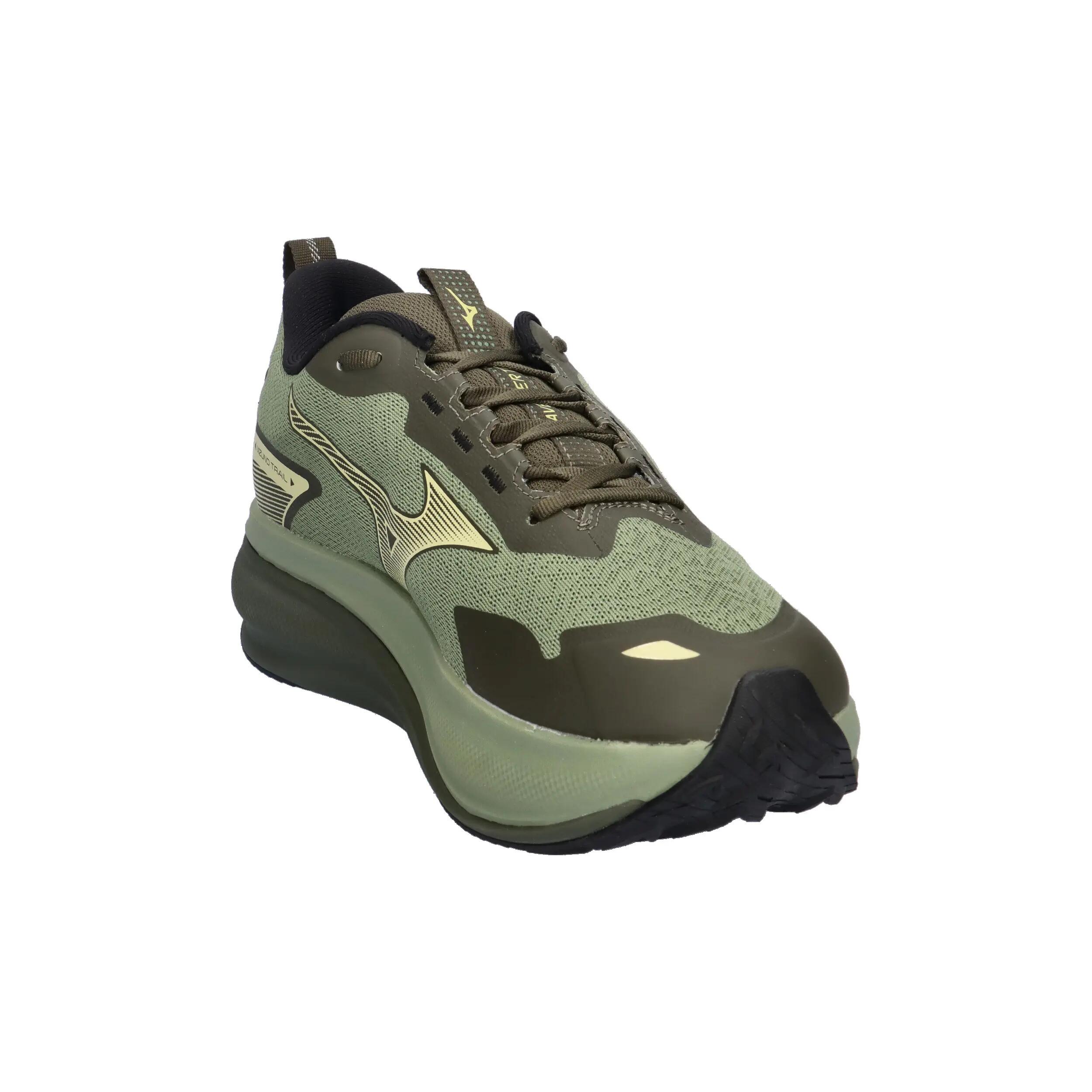 Scarpe - trail - uomo - ammortizzanti e trazione - kaki/nero 2/14