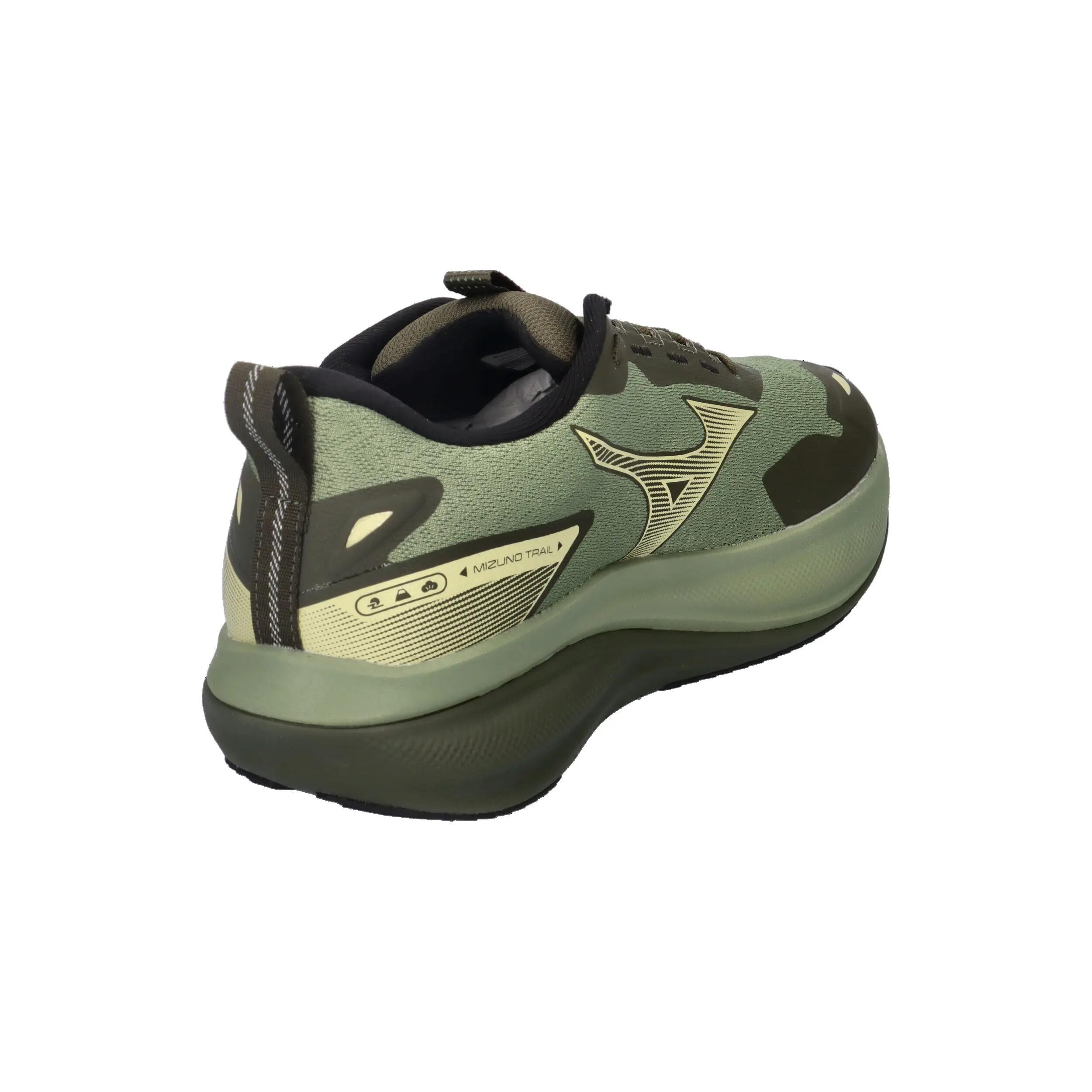 Scarpe - trail - uomo - ammortizzanti e trazione - kaki/nero 13/14