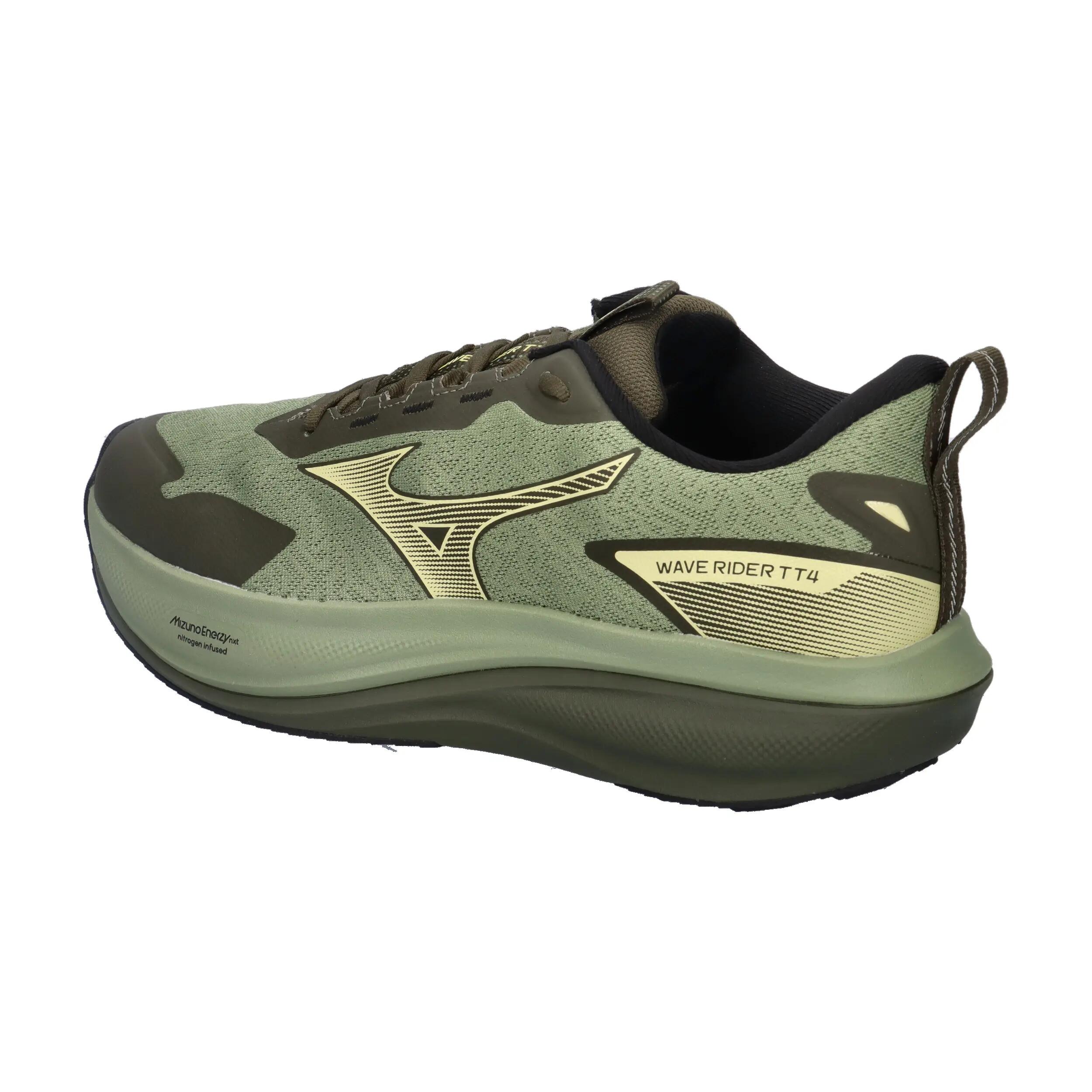 Scarpe - trail - uomo - ammortizzanti e trazione - kaki/nero 10/14