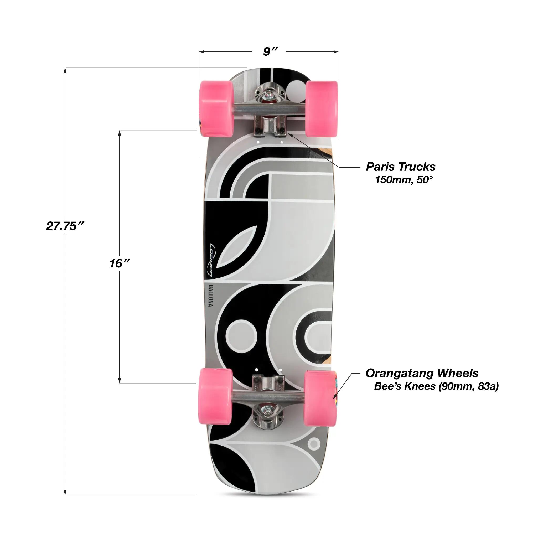 Complete Ballona Orca Rumble Bee - Skateboard Complet 32" - Multicolore - 4/4