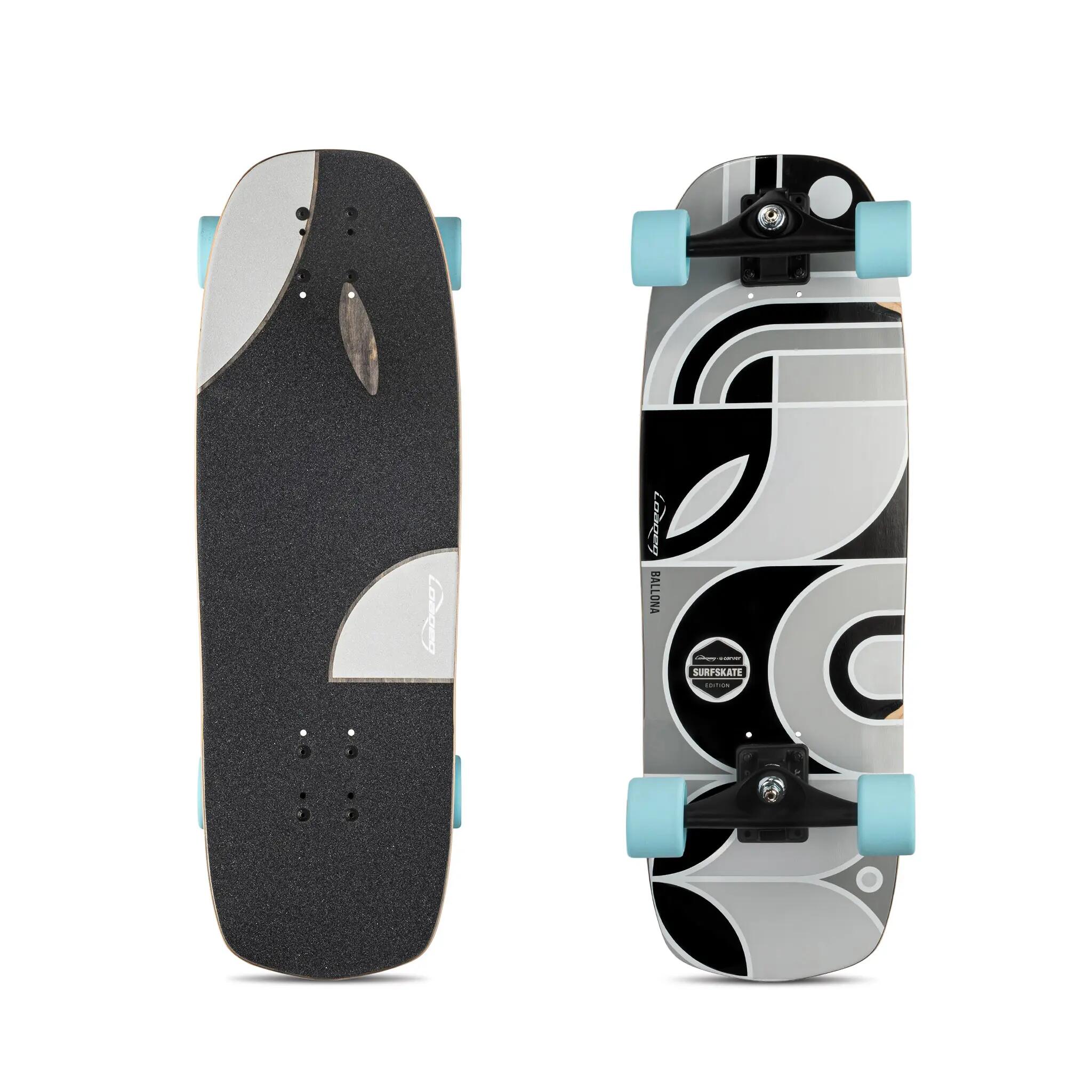 Skateboard Complet Ballona Orca C5 - Surfskate Polyvalent 31" - Design No 2/4