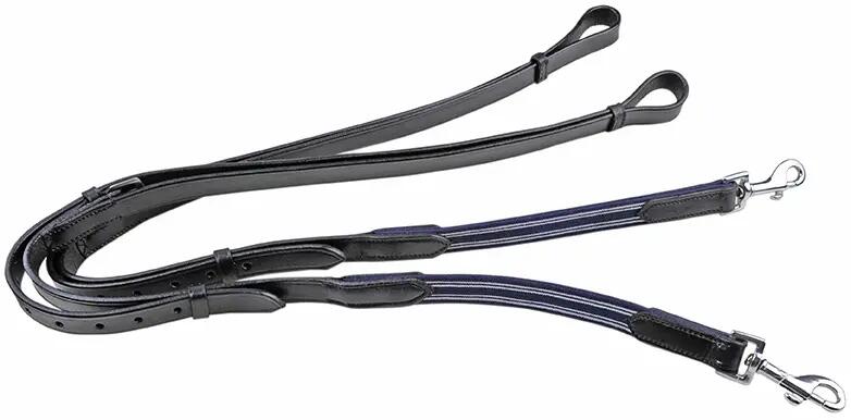 Enrênement élastique pour cheval cuir HKM 3/3