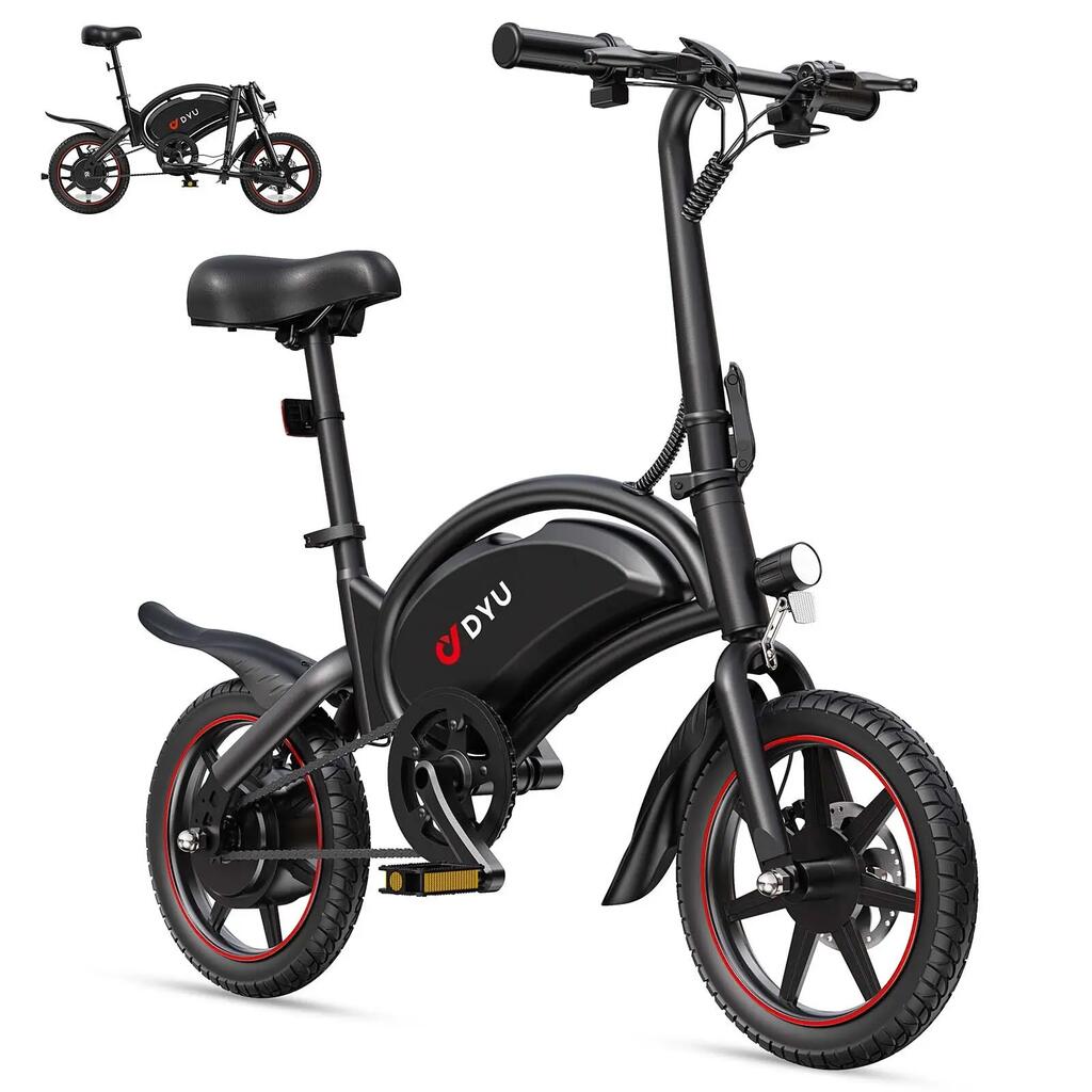 Compact Folding Electric Bicycle D3S 14-Inch, 250W and Up to 50km Range