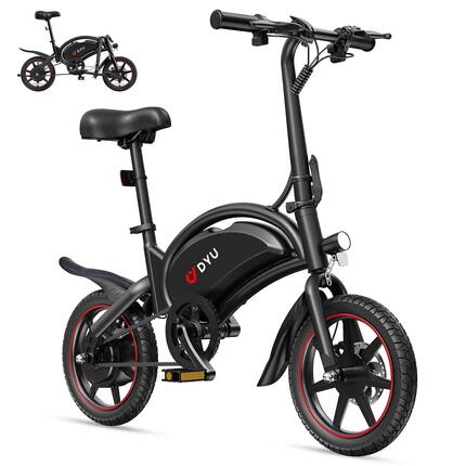 Vélo électrique urbain pliant D3S 14 pouces, 250 W et autonomie jusqu’à 50 km
