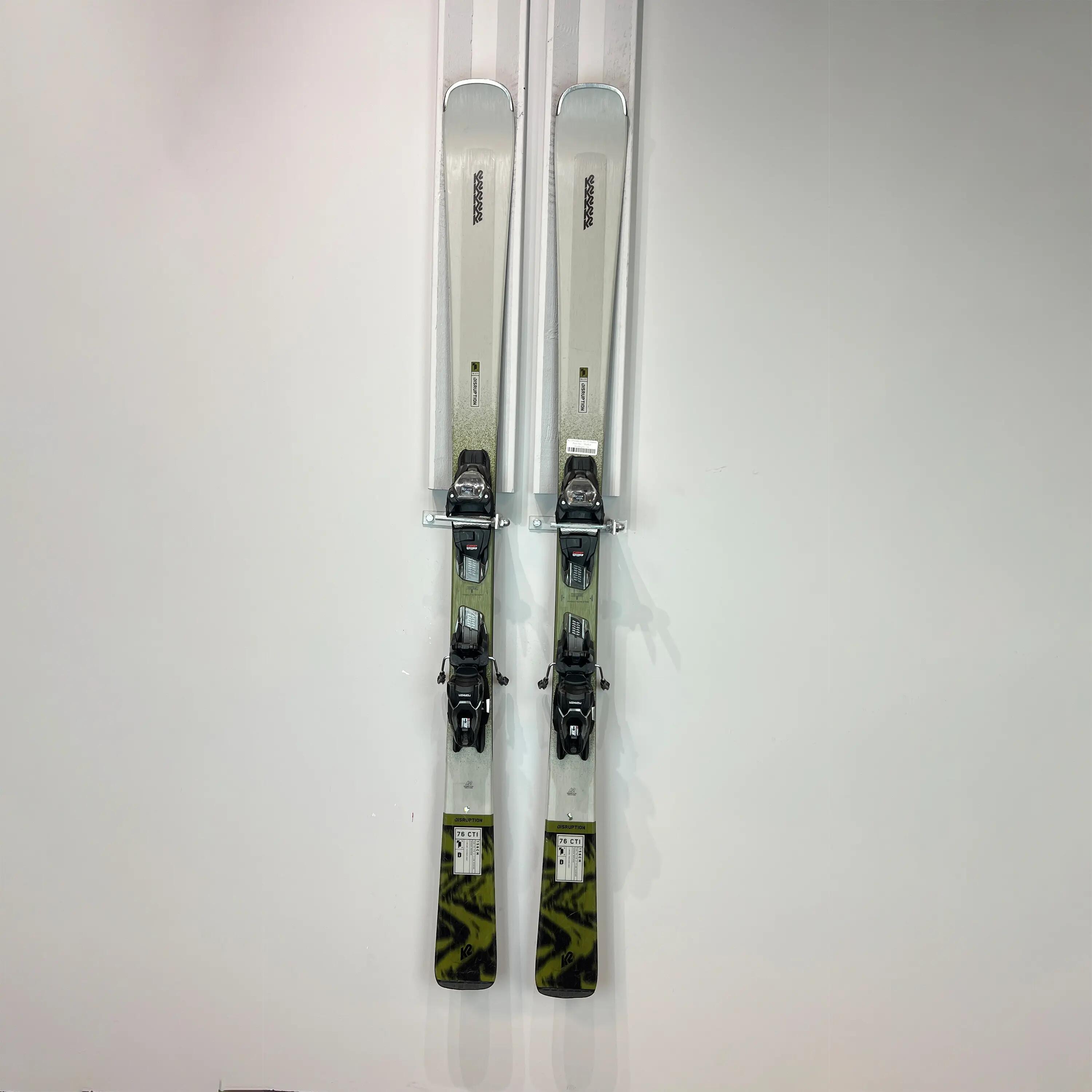 Tweedehands - Ski's K2 Disruption 76 CTi Dames Piste Ski + Marker Bindingen-156 5/6