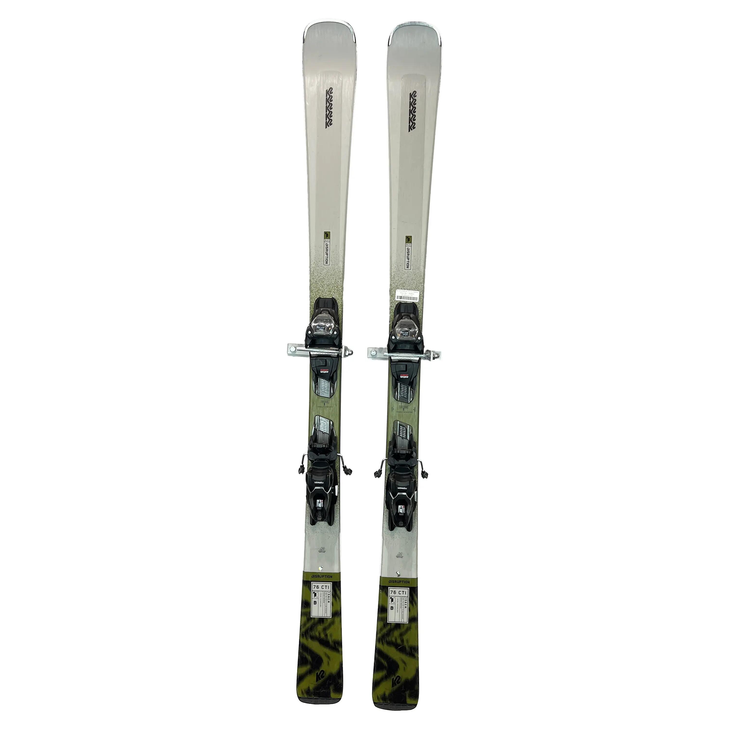 Tweedehands - Ski's K2 Disruption 76 CTi Dames Piste Ski + Marker Bindingen-156 2/6