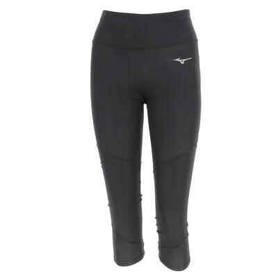 Legging - running - dames - impulse core - 3/4, naadloos, hoge taille - zwart