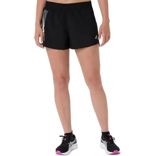 Shorts - Running - Donna - Leggeri, Traspiranti - Icon 4" - Nero 2/4