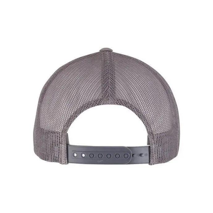 Casquette Trucker RETRO Adulte (Gris Acier) 6/6