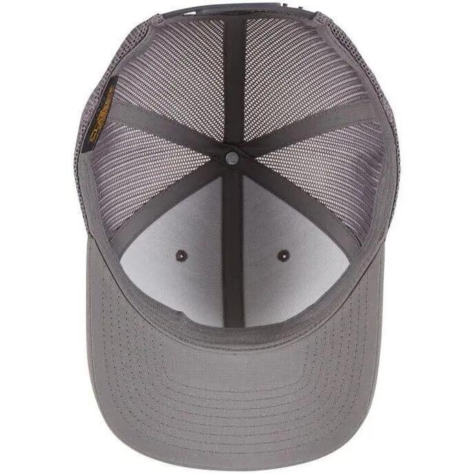 Casquette Trucker RETRO Adulte (Gris Acier) 5/6