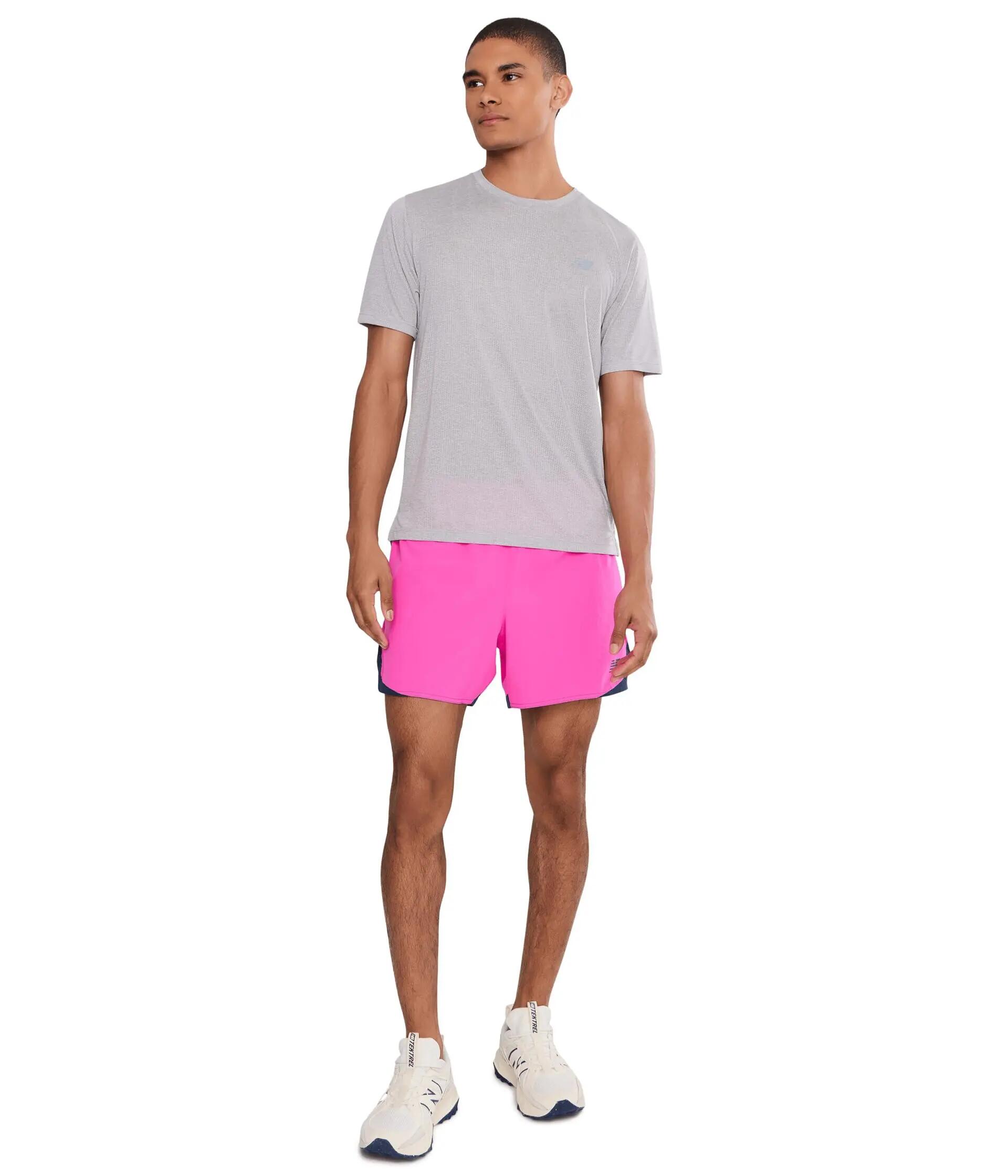 Herren - Running - Shorts - comfortabel, funktional - Run Essentials - pink heat 4/4