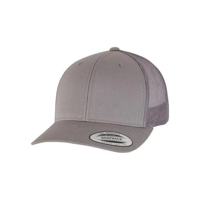 Casquette Trucker RETRO Adulte (Gris Acier) 3/6