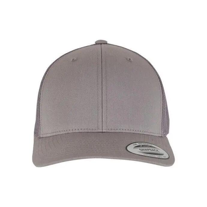 Casquette Trucker RETRO Adulte (Gris Acier) 2/6
