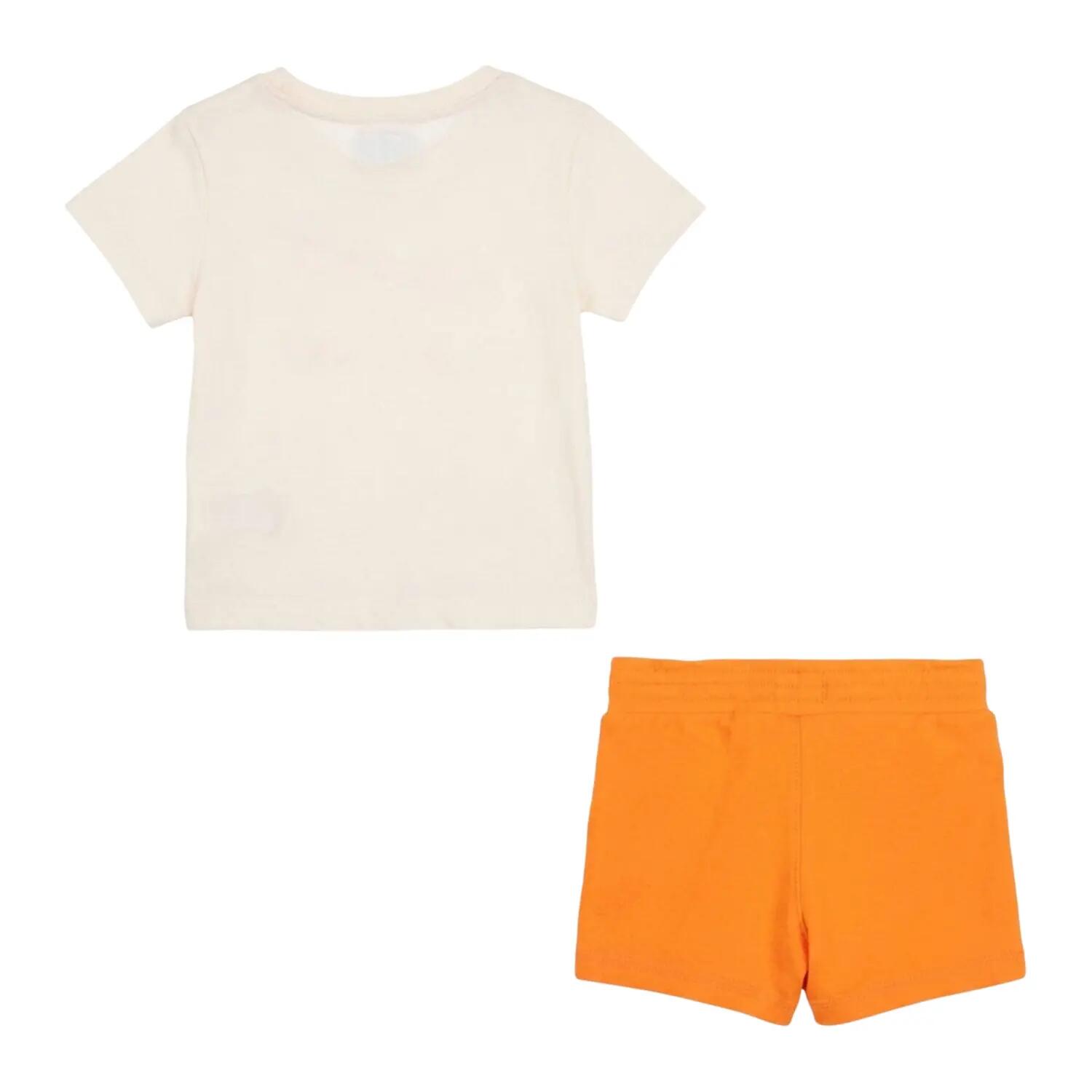 Ensemble Tshirt Et Short AIR Bébé (Orange) 2/4