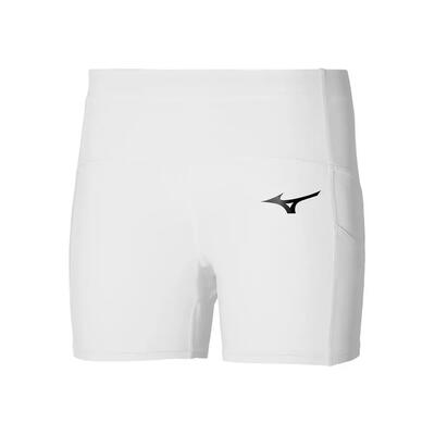 Shorts - tennis - dames - tight - second skin - katoenwit