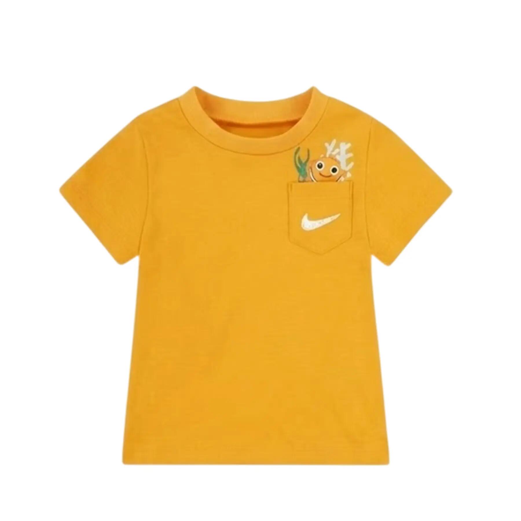 Ensemble Tshirt Et Short Motif/style Récif Bébé (Anthracite) 2/3