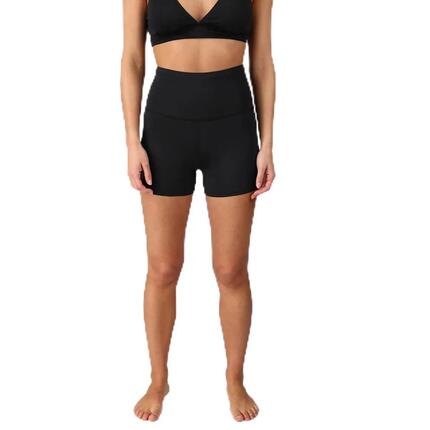 Short legging - Outdoor, Sport - Femme - Couleur unie, Vita alta - Hibiki - Noir