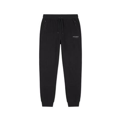 Pantaloni da Uomo in Felpa con Polsino e Zip Tasche