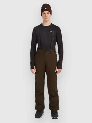 Broek - ijshockey - heren - bretels, hoge taille - copper brown