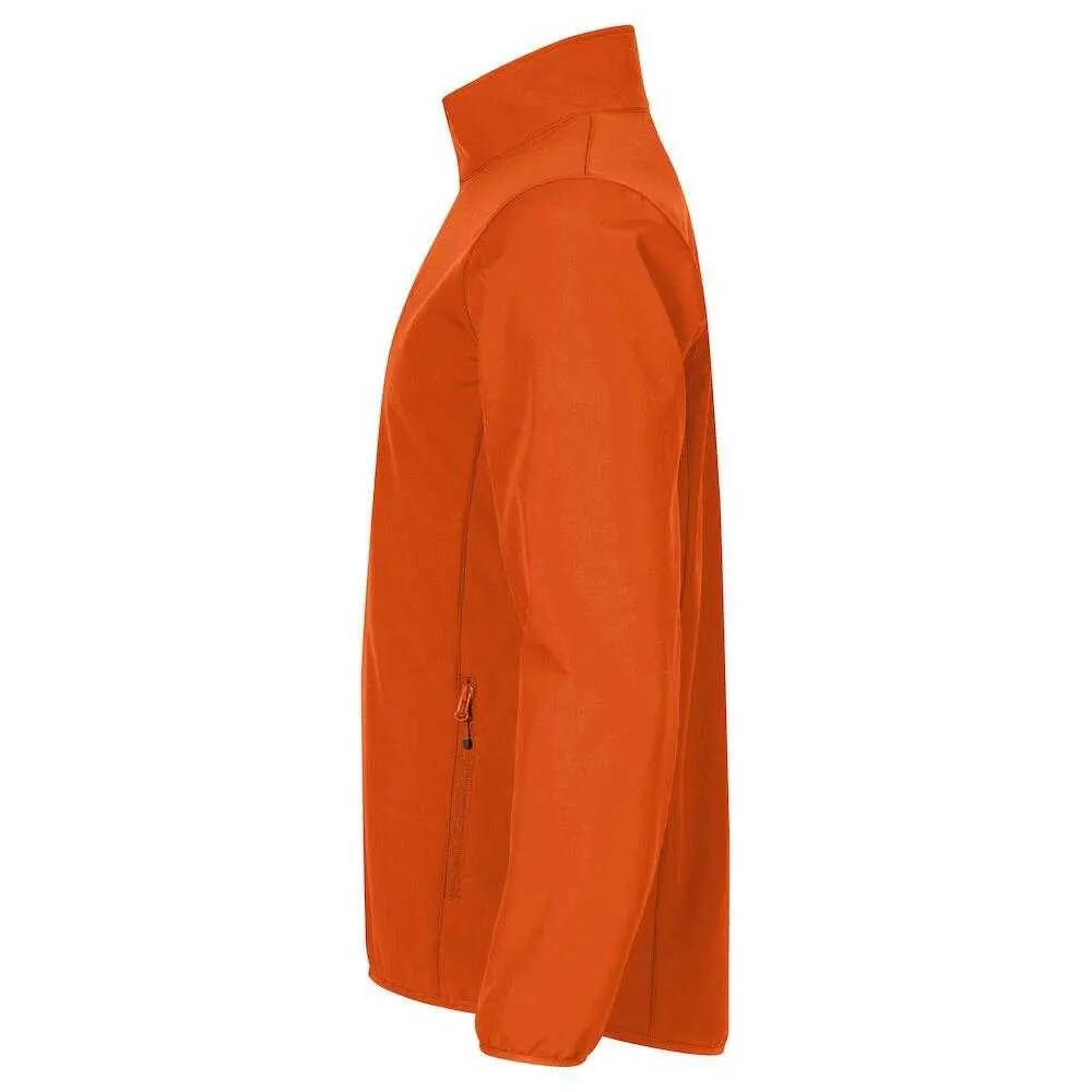 Veste Softshell CLASSIC Homme (Orange Sang) 3/4