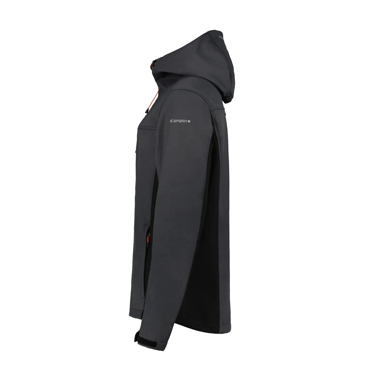 Icepeak Bazine Softshelljacke für Herren mit Kapuze und 5.000mm Wassersäule 3/5