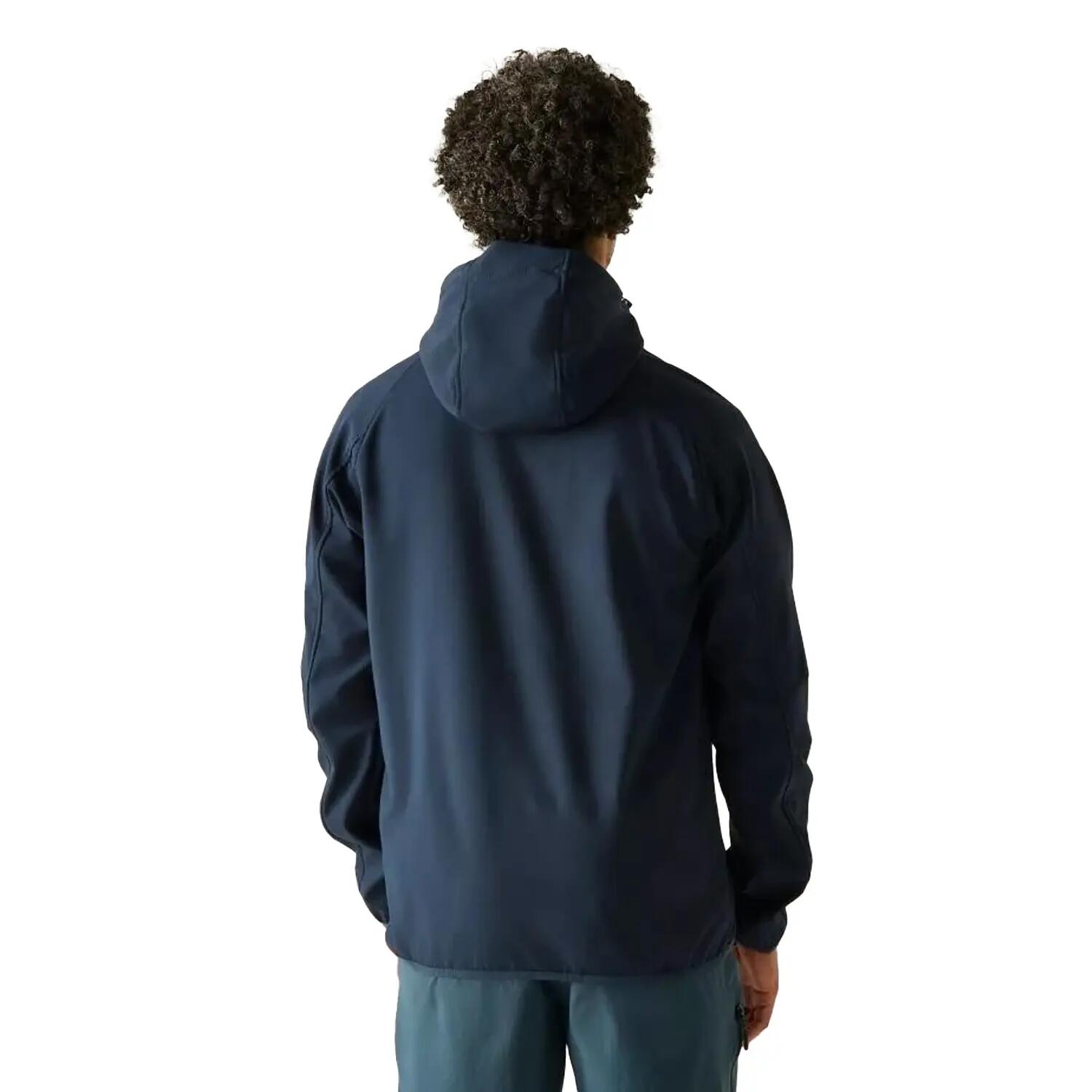 Veste Contrastée À Capuche AREC Homme (Bleu Marine / Bleu Nuit) 2/5