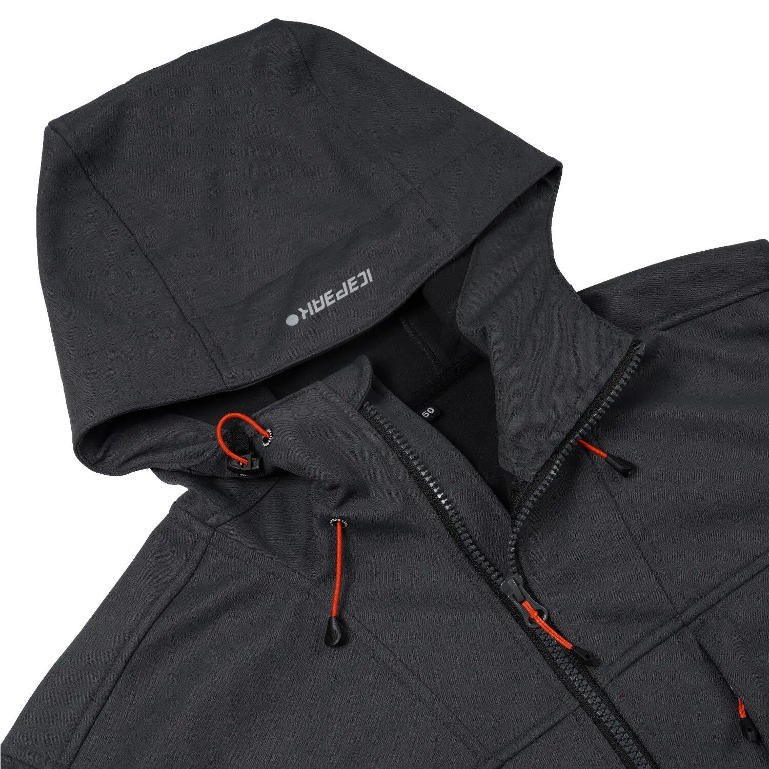 Icepeak Bazine Softshelljacke für Herren mit Kapuze und 5.000mm Wassersäule 2/5