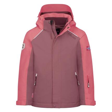 Veste de ski Holmenkollen PRO enfants turquoise imperméable