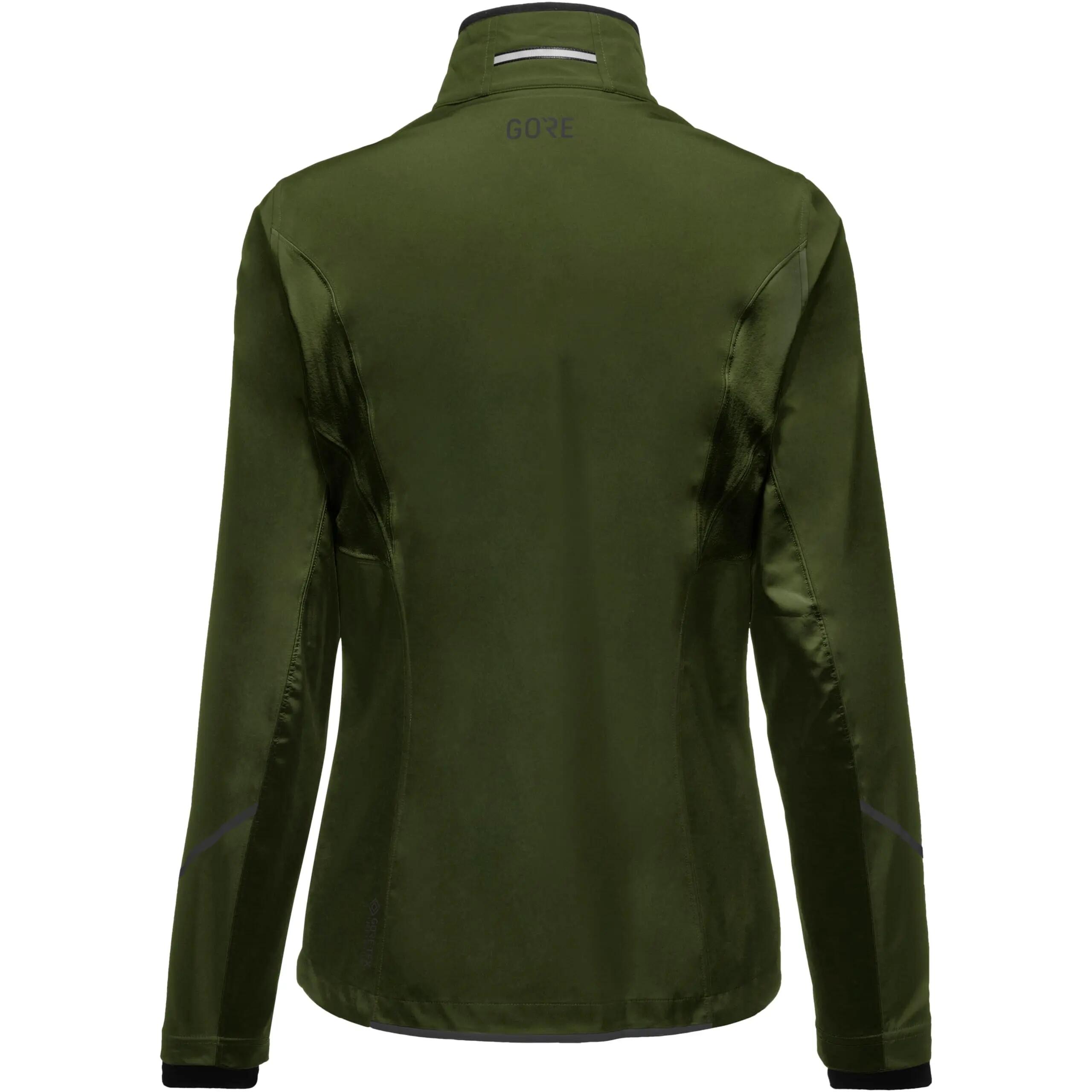 Gore Wear R3 Gedeeltelijk Gore-Tex Infinium Khaki Hardloopjack voor dames 4/4