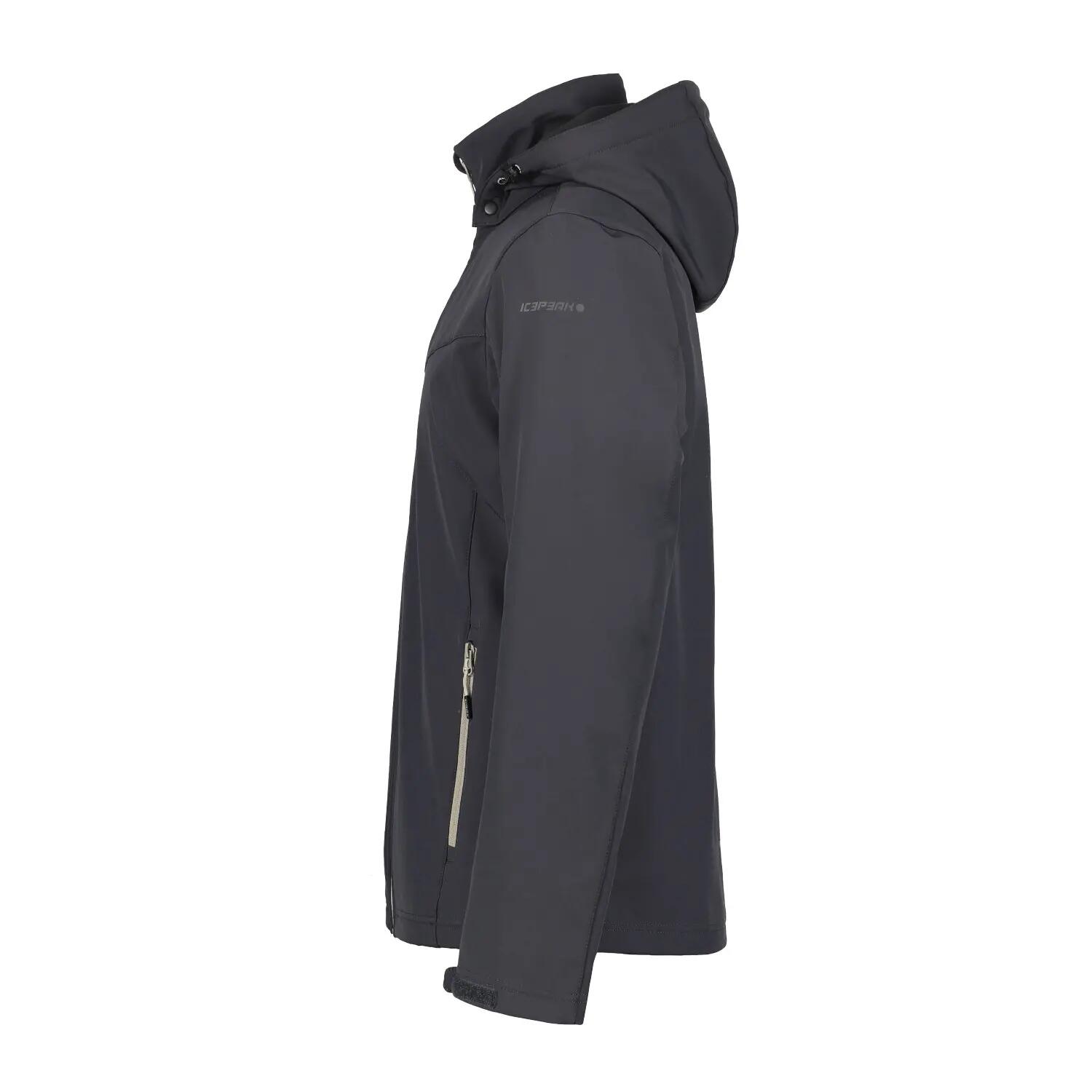 Icepeak Brimfield Softshelljacke für Herren mit Kapuze 5/6
