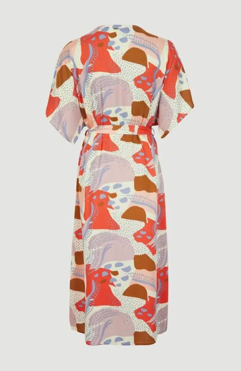 Damen - Trail riding kleid - Kleid - mouwlos, v-ausschnitt, floral - multicolor 2/5