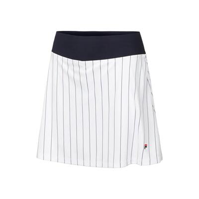 Rok-broek - tennis - dames - a-lijn, stretch - wit/marine