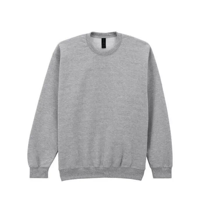 Sweat Uni Col Rasducou SOFTSTYLE Adulte (Gris Chiné) 2/2