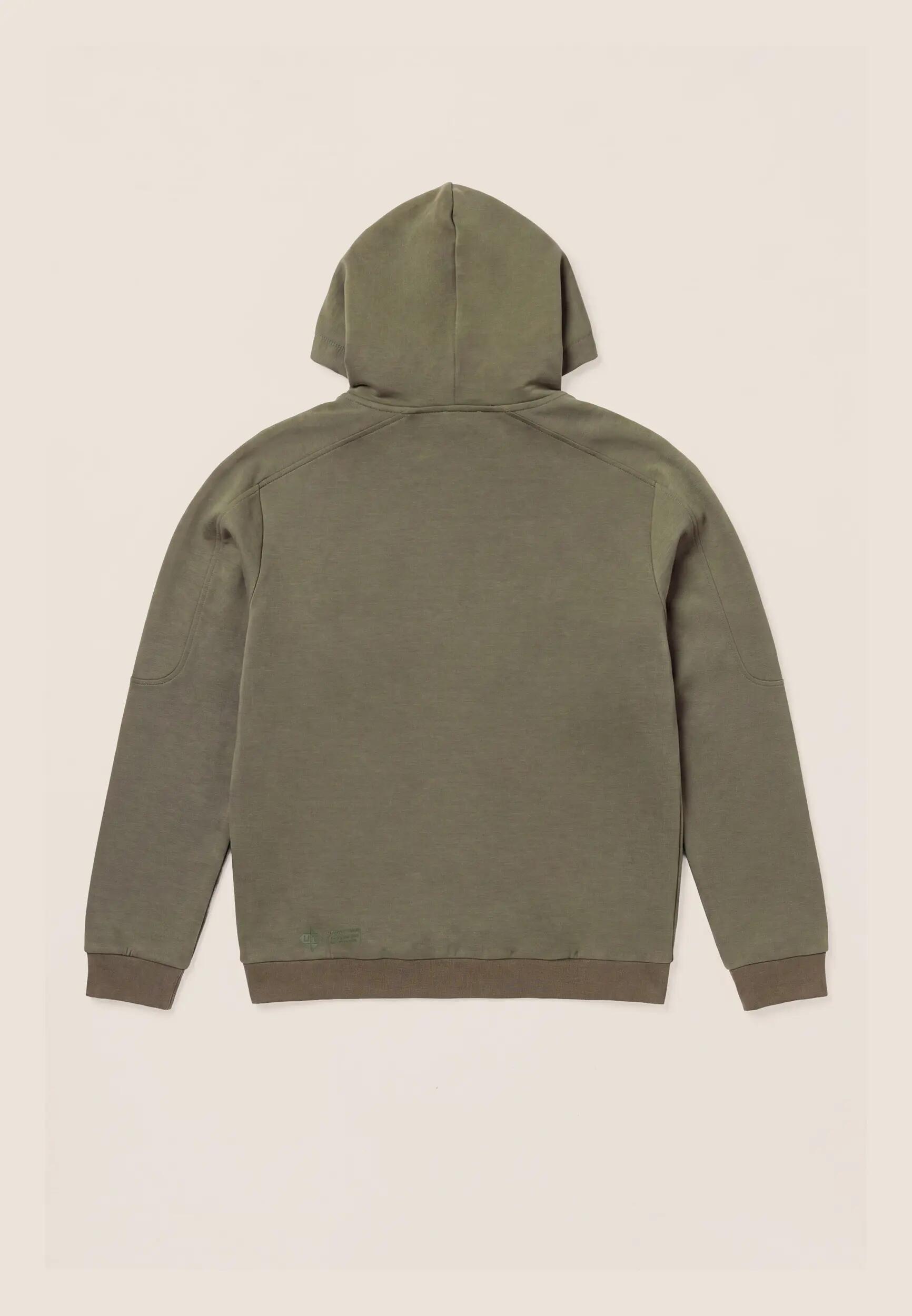 Felpa Sportiva Interlock con Cappuccio e Zip da Uomo 2/3