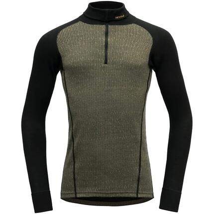 Sous-vêtement - randonnée - hommes - thermique, demi-zip - bleu