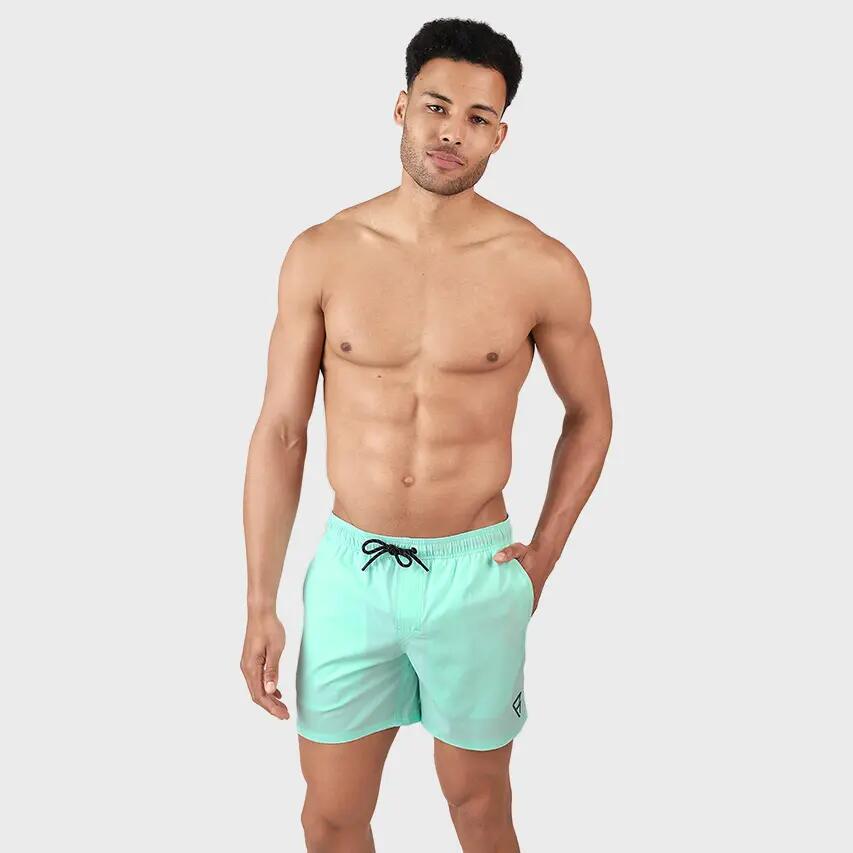 Short de bain - natation - homme - cordon et poches - vert 2/6