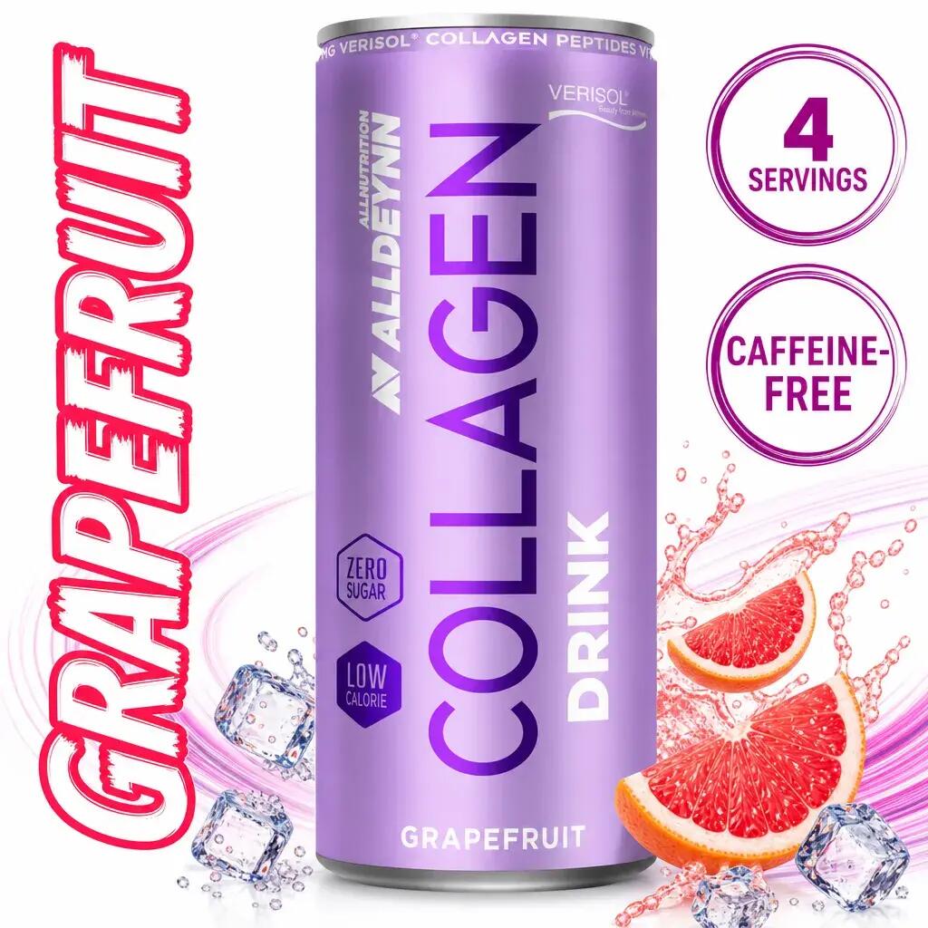 Allnutrition ALLDEYNN Collagen Drink 330ml x4 Grapefruit